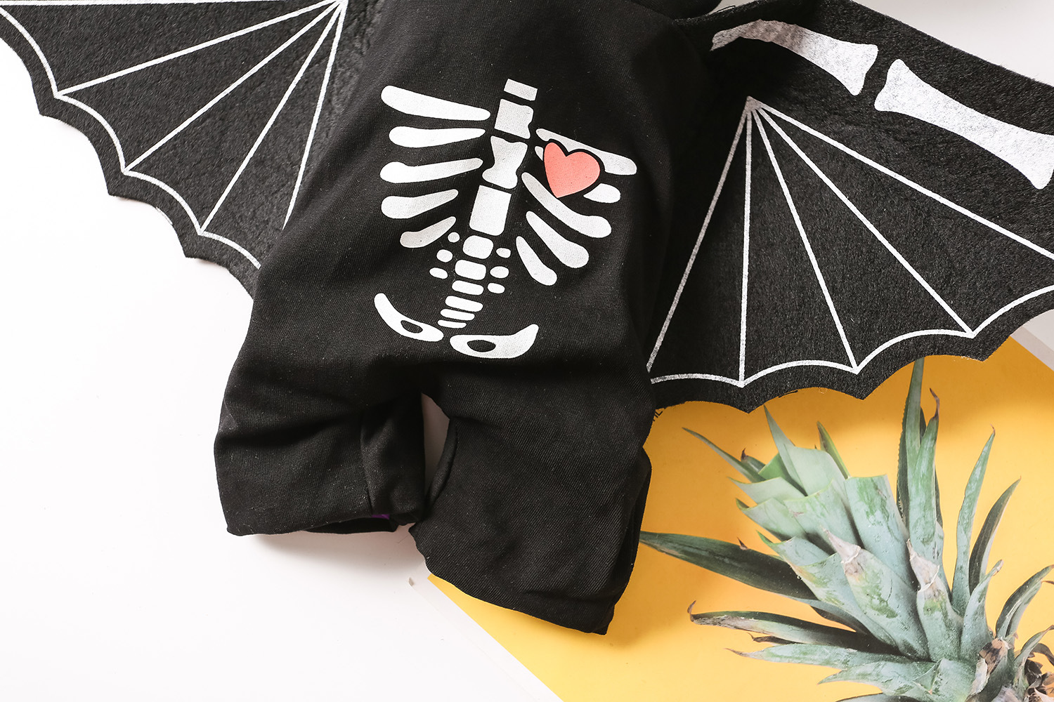 Halloween Dog Outfit  Pet Bat Skeleton Costume